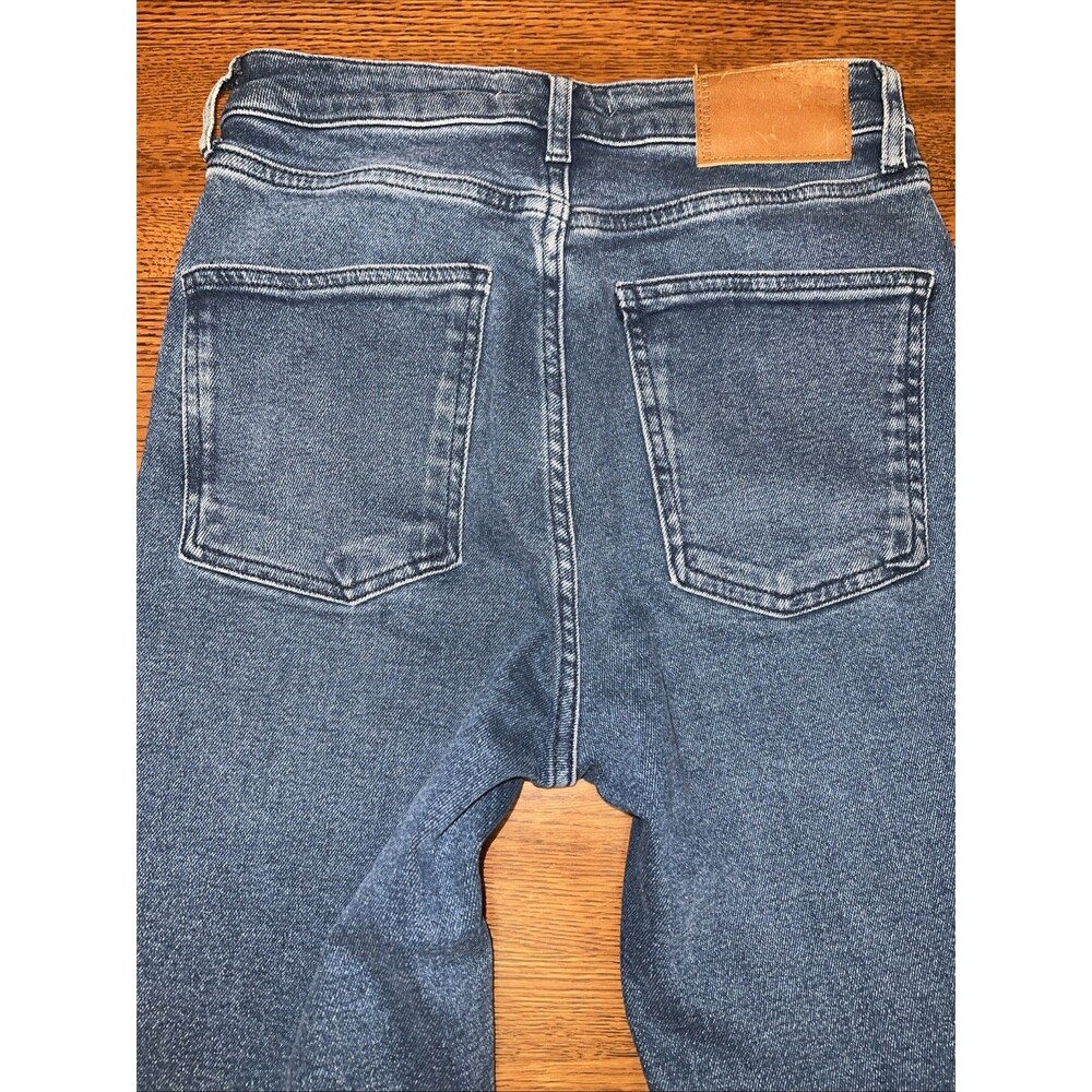 Zara Jeans Womens Size 4 Blue Stretch High Rise Skinny Pockets Casual Denim - Picture 9 of 9